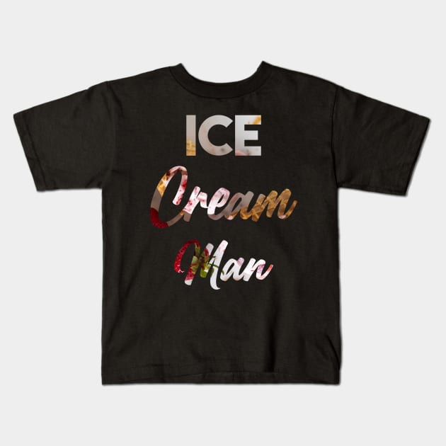 Ice Cream Man Kids T-Shirt by Mographic997